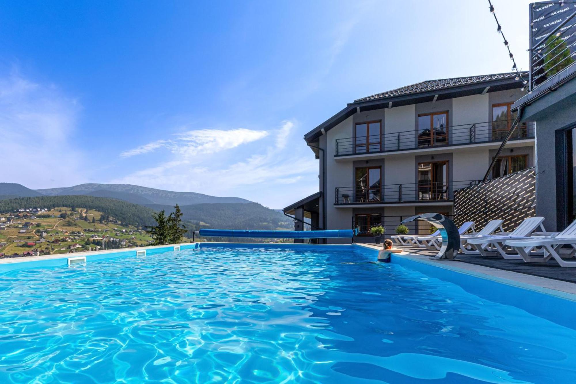 Севеней Готель Bukovel Bagian luar foto
